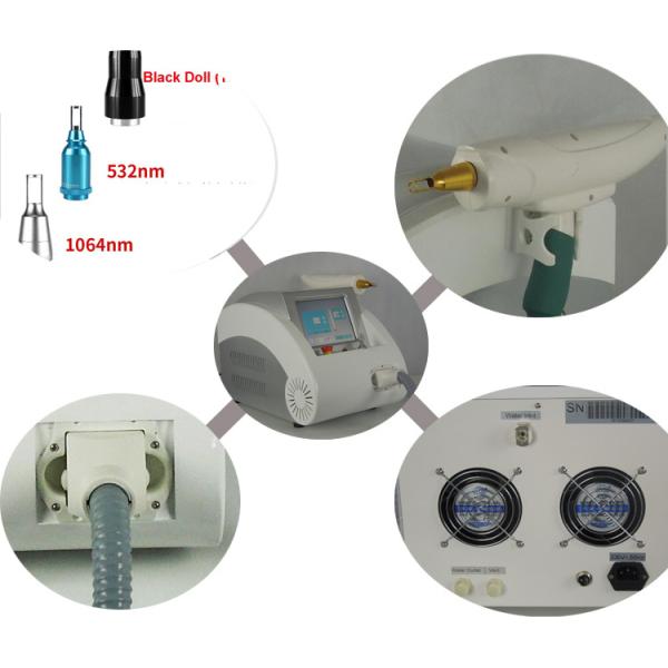 500 000 Shots Professional Tattoo Removal Machine One Pieces Handle With Three Tips