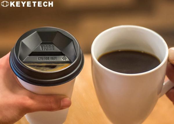 Sistema de inspeção plástico das tampas do café com a câmera industrial alta de Piexl