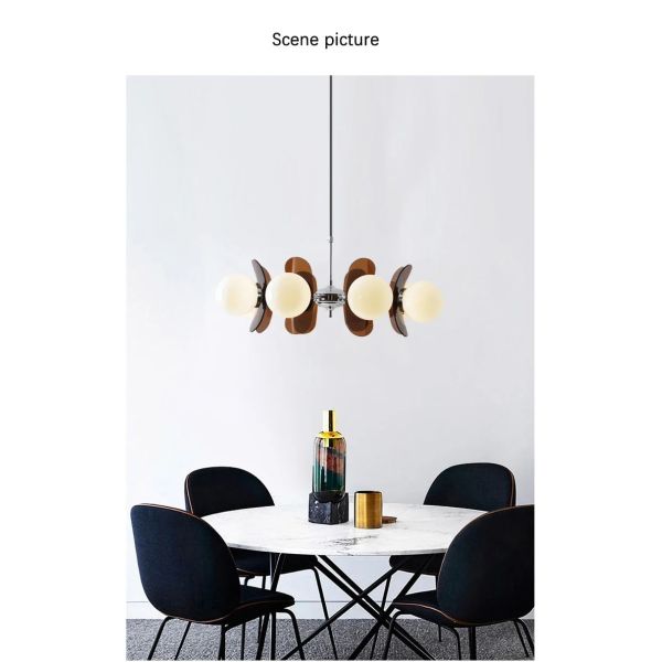 Designer Medieval Magic Bean Dining Table Chandelier Bauhaus Retro Restaurant Chandelier (WH-VP-318)