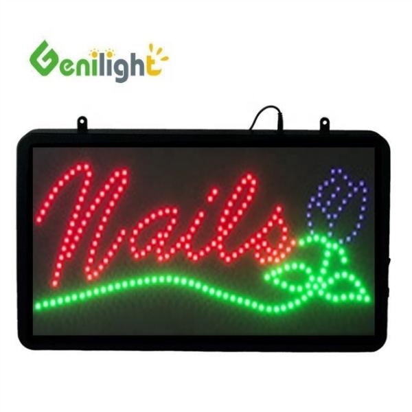 Indoor Used LED Message Board Advertising RGB LED Nails Sign with View Angle H/V