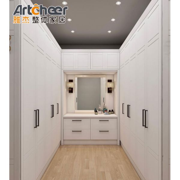 Modern Stylish Walk In Wardrobe with Customized Size and Eco Friendly Material