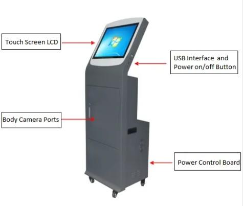FW-D1 ポート 充電器とデータ輸送管理ソフトウェア ドッキングステーション 19 インチタッチスクリーン