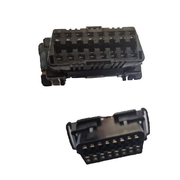 16 Pin OBD2 Y Cable Splitter Extension Network Male To Dual Female Y Cable Adapter