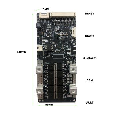 HASL Surface Finishing ANT Smart BMS Battery Board 3S RS485 72V