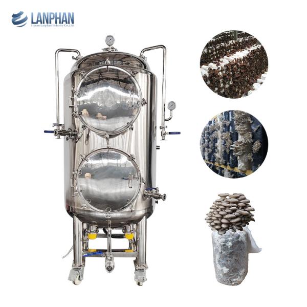 220V Single Phase Vertical Autoclave Steam Sterilizer with 330L Capacity and 15PSI Working Pressure