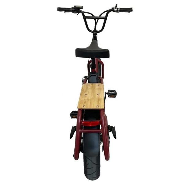 Rear Hub Motor Electric Cargo Bike 24 Inch Fat Tire Cargo Ebike 7 Speed 48V 500W / 750W