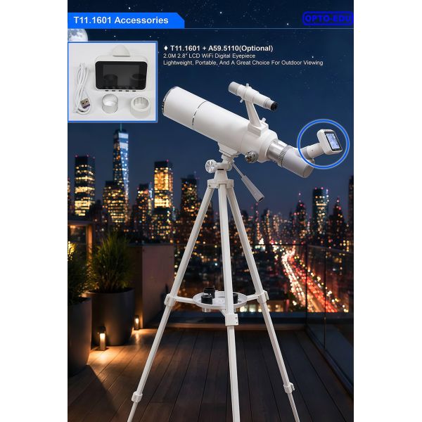 Refraction Telescope F400 D70 OPTO-EDU T11.1601