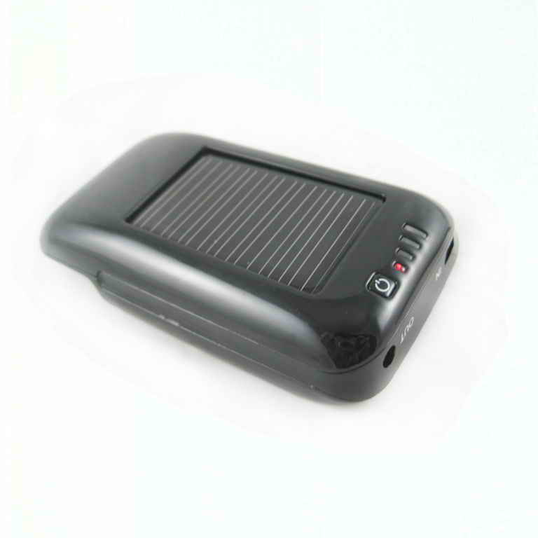 Lithium Battery Iphone Solar Charger For AC Charging , USB Charging And Solar Charging