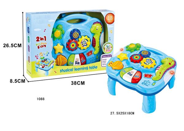 Toddler Musical Learning Table Infant Baby Toys 12 Months With Light & Sound