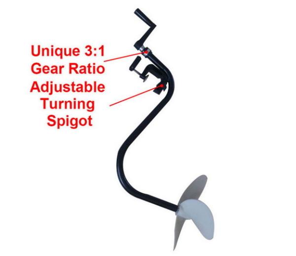 Hand Type Propeller Inflatable Boat Accessories , Zodiac Boat Accessories