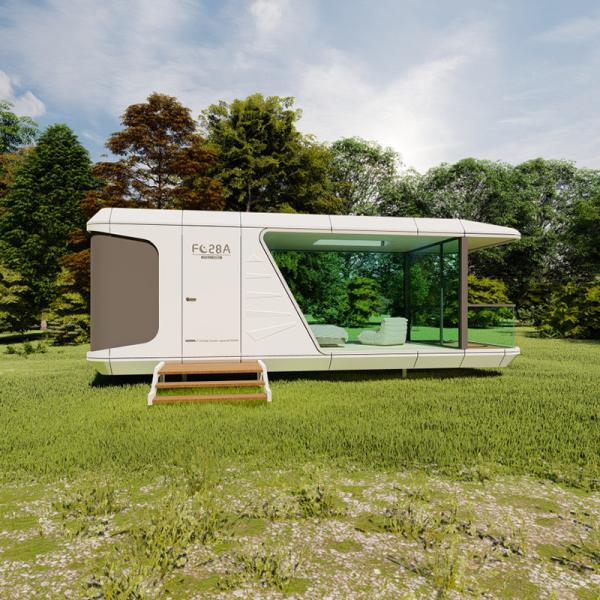 Capacité de 2-3 personnes Économique Capsule meuble préfabriqué Chambre hôtel Garden Pod Fabriqué avec des matériaux écologiques