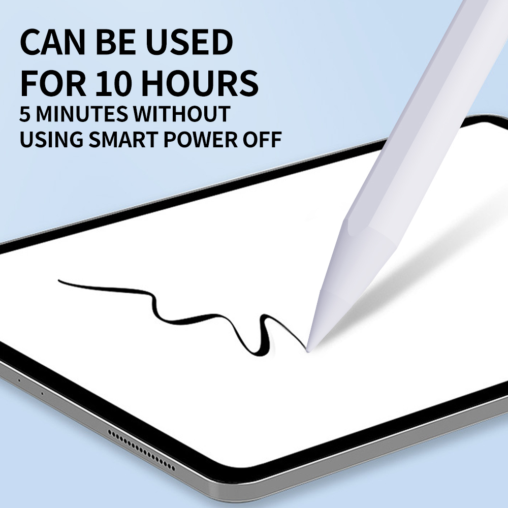 Free 4 Pen Tip 10-14H Using time  Active Stylus Pen Plus Passive Supports Tilt-Sensitive Drawing and Accidental Touch Prevention