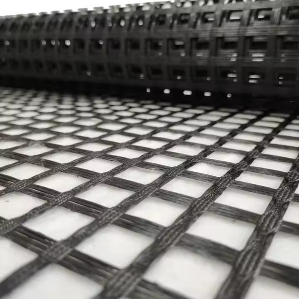High Strength 120-120 Fiberglass Geogrid Reinforcement Solution Slope  Retaining Walls  Prevents Erosion Strengthens Soil
