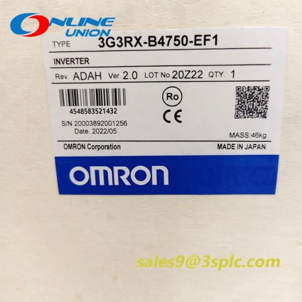 Omron 3G3RX-B4750-E1F 75kW AC Drive con control de vector