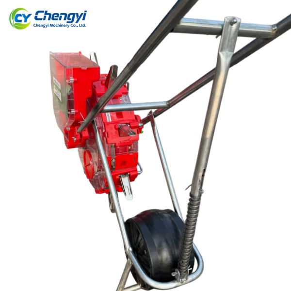 Sturdy Plastic Hand Push Seeder Planter Convenient Uniform Sowing For Home Garden Agriculture