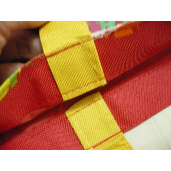 Red Cola Oxford Fabric Carrier Bags, Eco Friendly Shoppng Bag With Nylon Handle