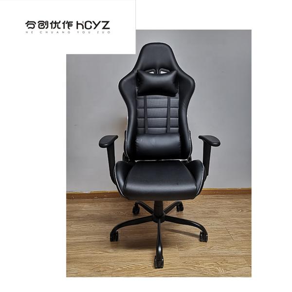 Synthetic Leather RGB Gaming Chair with Massage Function RGB Lights and High Comfort