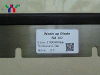 11 buracos de borracha Heidelberg Wash Up Blades SM102 Peças de impressora offset