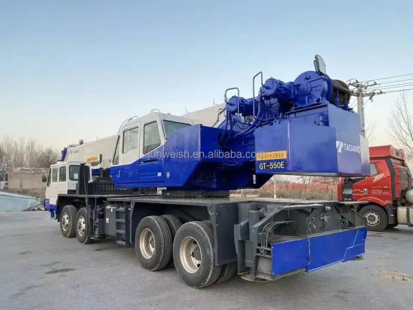 Make TADANO GT550-E 50Ton 55Ton Overhead Crane Japan Used Mobile Truck Hydraulic Crane