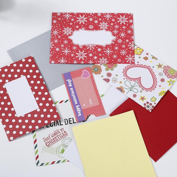 Full Color Custom Card Printing Greeting Card Notes With Envelope Painted