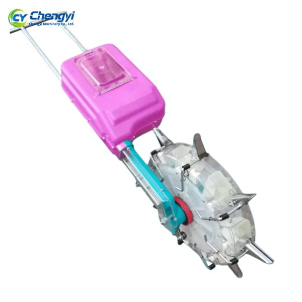 10 Tip Heavy Duty PC Hand Push Seed Planter Fertilizer Machine For Vegetables