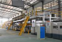 Linha de produção ondulada do cartão de sete camadas