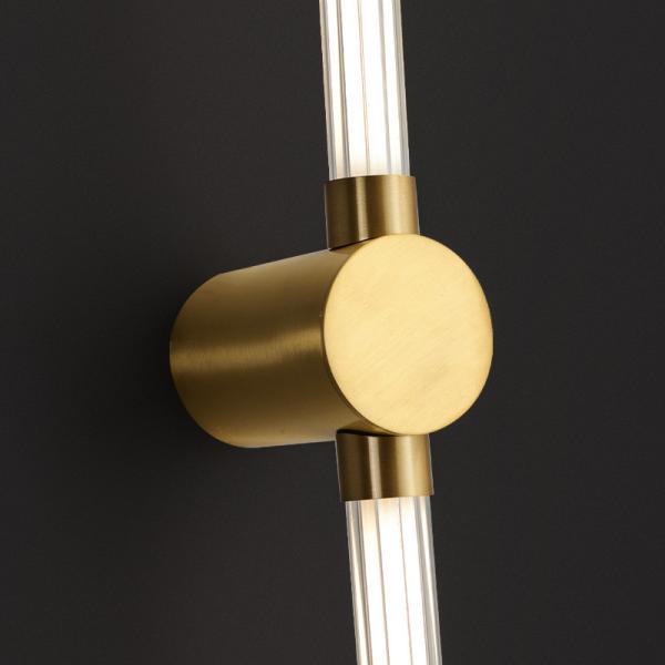 Modern Geometric Lines Wall Lights Bedside Living Room Background Wall Luxury Gold Wall Lights(WH-OR-262)