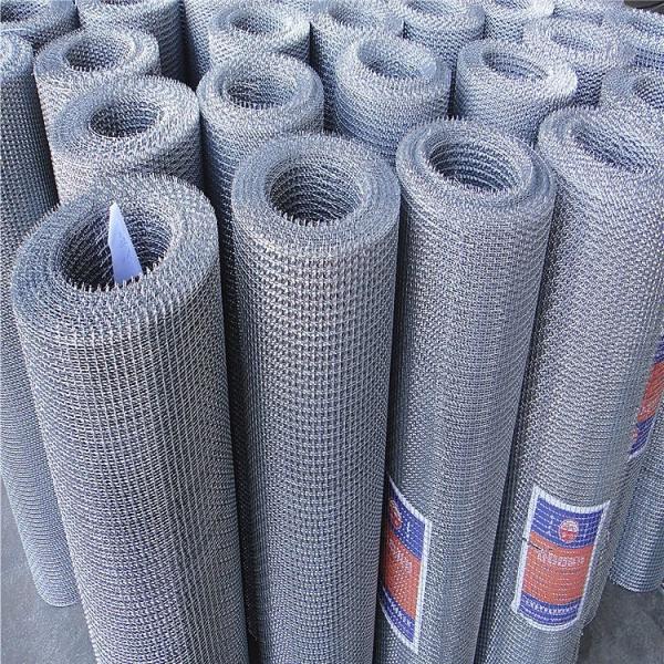 Heavy Industry hot dip  galvanized square crimped wire mesh  anping for building