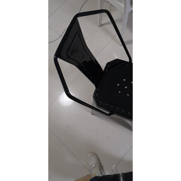 High Durability Modern Metal Dining Chairs For Bedroom / Kitchen / Living Room