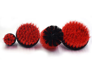 Carpet Cleaning Bristle Brush For Drill White Corrugated Inner Box Packed