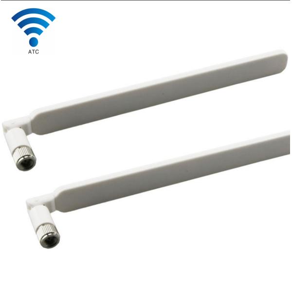 White 4G LTE Router External Antenna SMA Male Bending Connector 50 Ohm Impedance