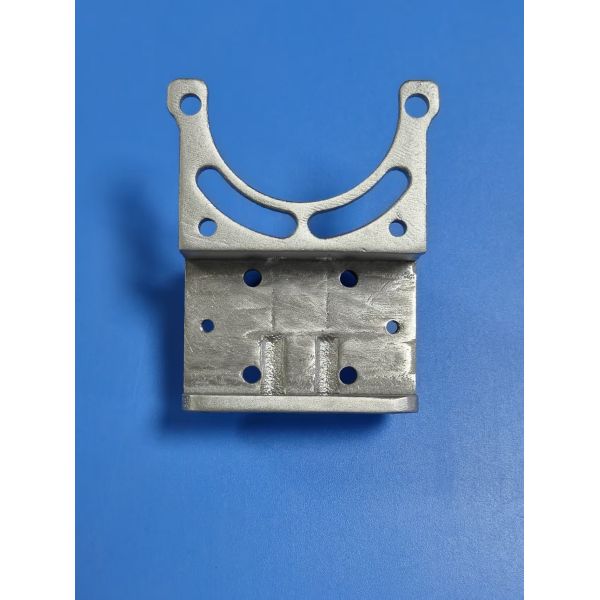 OEM Custom Precision CNC Machined Aluminum Mounting Bracket with Glass Bead Sandblasted Finish and ±0.01 mm Tolerance