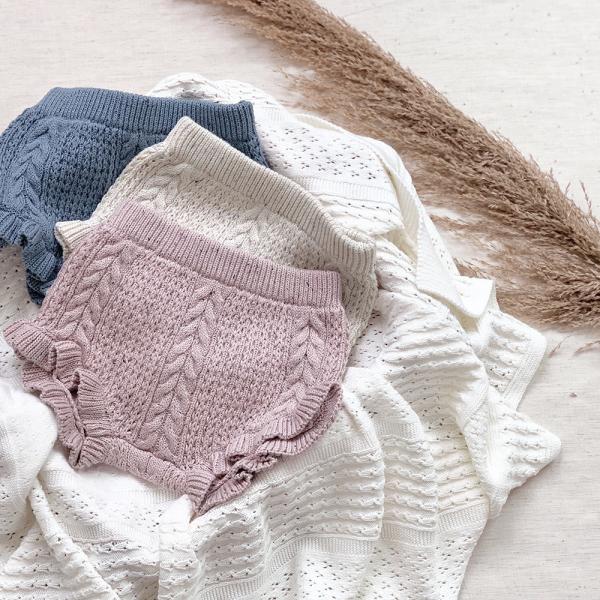 Winter Kids Toddler Girl Pants Children Baby Short Pants Knitted Leggings Baby Knitted Shorts