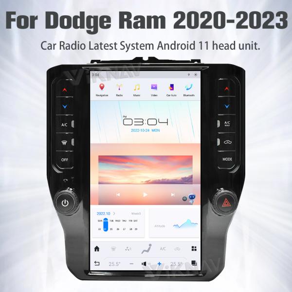 Блок андроида 11 главный на автомобильный радиоприемник Ram 20-23 доджа экран касания 11,8 дюймов