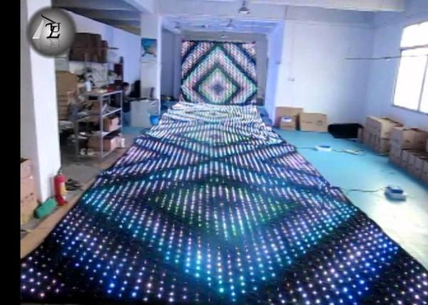 Panel de suelo LED impermeable para baile con píxeles de 4,81 mm IP65 500x500 mm