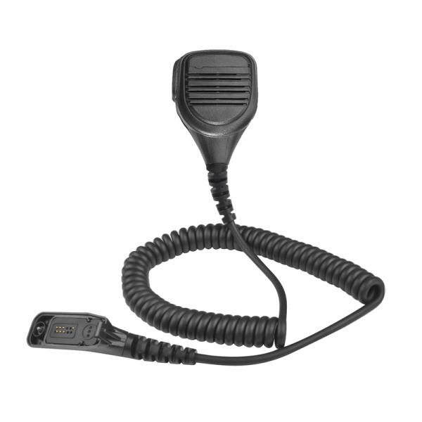 Black Plastic Handheld Radio Speaker Microphone for XiR P8668 APX7000 XPR7550 DP4800