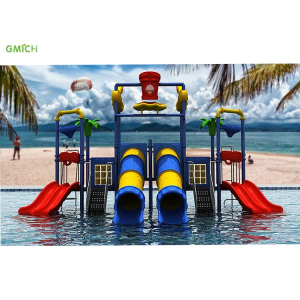 Colourful Resort Amusement Park Water Slide Kids Water Park Equipment