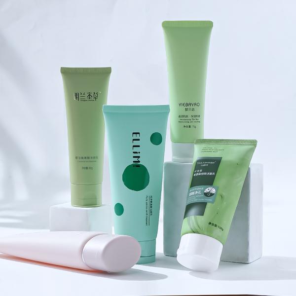 White HD Offset Skin Care Tubes  Pantone Validated Printing + Luxury Soft-Touch Finish Brand Elevation