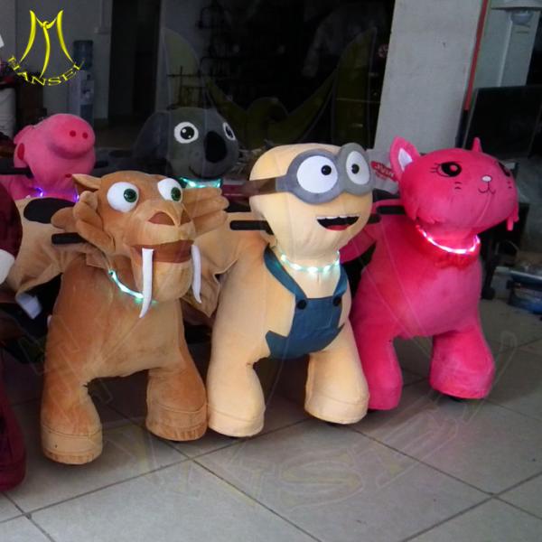 Hansel adult ride on toys motorized battery coin animal scooters ride on lawn mower for family parties and events