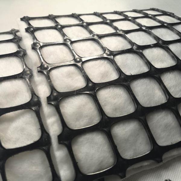 150gsm Geotextile polypropylene PP Biaxial Geogrid For Slope Stabilization 30-30kN/M
