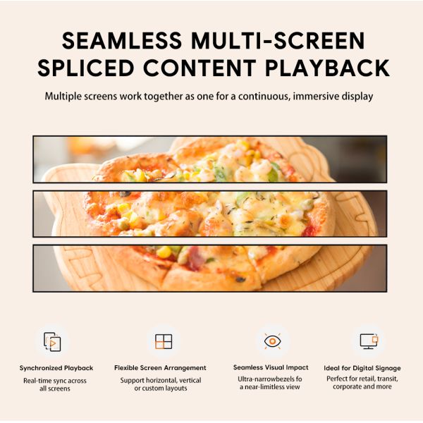 21 24 28 Inch Custom Stretched Bar LCD Display Ultra Wide Screen Advertising Player Digital Signage and Displays