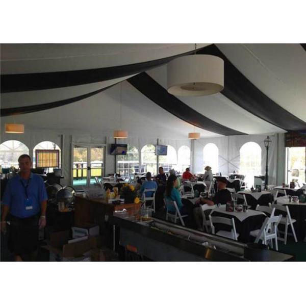 Big Wedding Party Tent , Flame Redartant UV-resistant PVC Event Tent