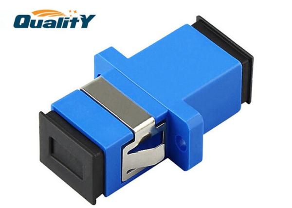 Sm Dx Sc / Upc Internal Fiber Optic Adapter Single Mode SC / PC Optic Fiber Coupler