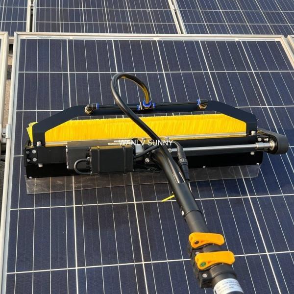 Limpeza de janelas Ferramenta de limpeza de painéis fotovoltaicos solares elétricos para operação Manul