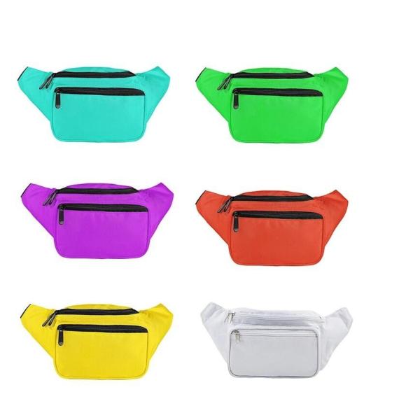 Promotional Stylish Fanny Pack Waterproof 600D Polyester Material Made