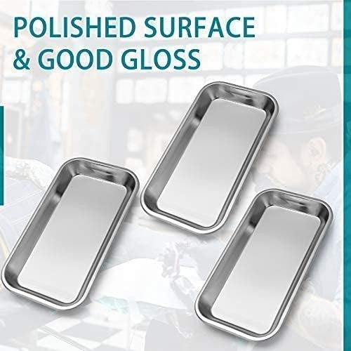 Wax Dissecting Tray Stainless Steel Thicken Dissection Pan Biological Equipment For Junior Senior School Laboratory