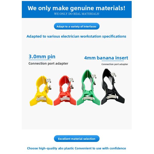 European Standard Medical Grade Adult Limb Clip ECG Electrodes Dual-Purpose Special All Resting ECG Recommended