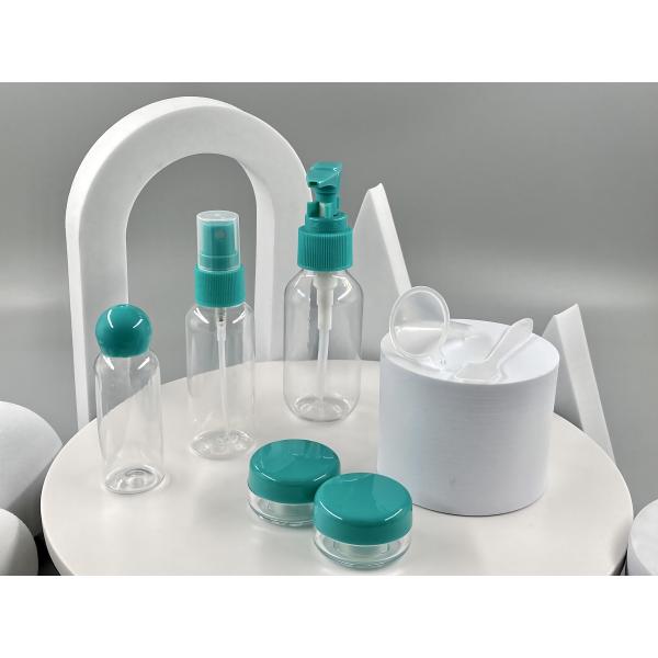 30 мл 50 мл 80 мл ПЭТ пластиковая бутылка с насосным распылителем или винтовой крышкой и 10 мл кремовой банкой