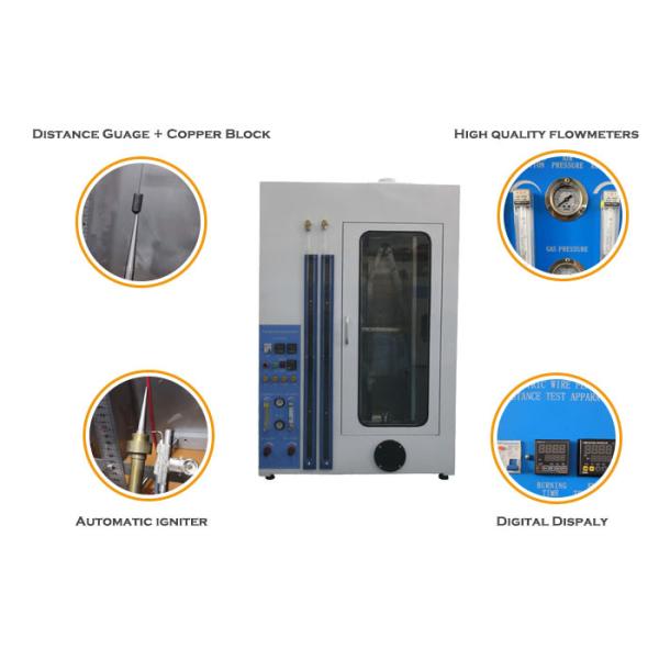 IEC60332-1-2 Испытательная камера из нержавеющей стали для вертикального сжигания одиночных изолированных проводов или кабелей