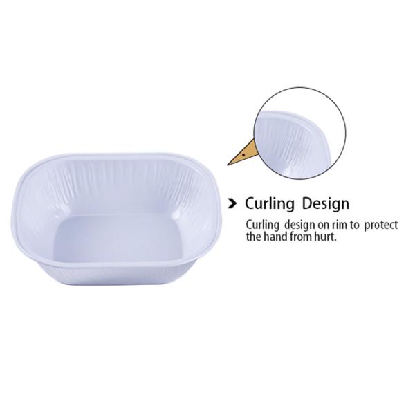 контейнеры еды авиакомпании пищевых контейнеров алюминиевой фольги 250ml устранимые летные покрытые поставляя еду с крышками